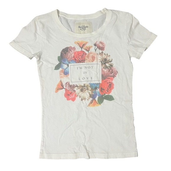 Abercrombie & Fitch Tops - EUC Abercrombie & Fitch Women’s Floral Graphic T-Shirt in Floral/White